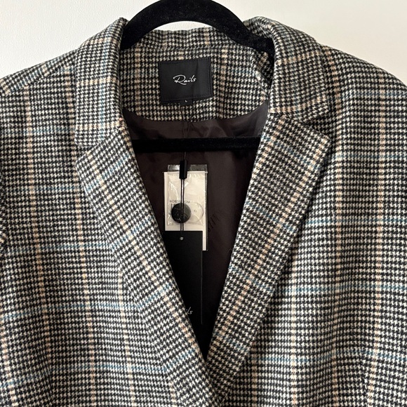 Rails Cody Sand Ash Houndstooth Blazer L - Picture 5 of 14